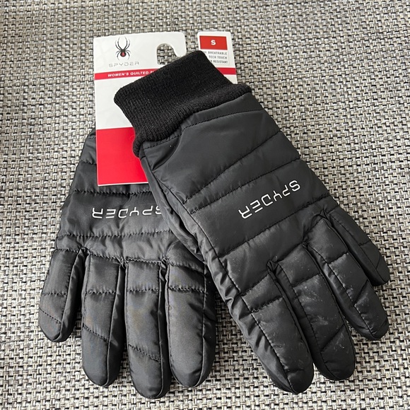 Spyder Accessories - Spyder Black Snow Gloves